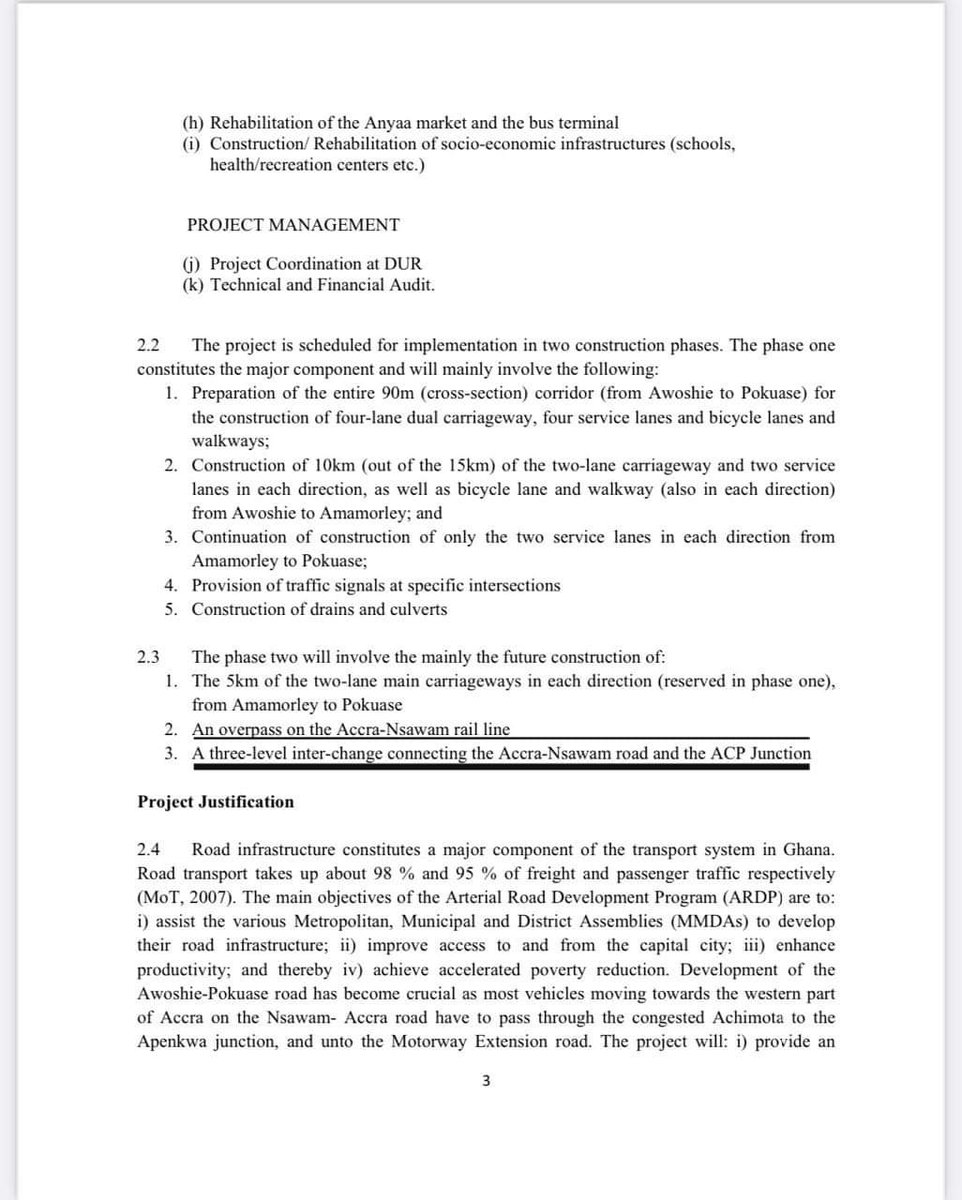 NewsGH360's tweet photo. Just In:

A document intercepted by NewsGh360 indicates that Mahama and the NDC didn't birth the Pokuase interchange project 

For the records, the Pokuase interchange project which started from Awoshie junction to Pokuase was actualized by the NPP government under Prez kufuor https://t.co/8JhYret9g7