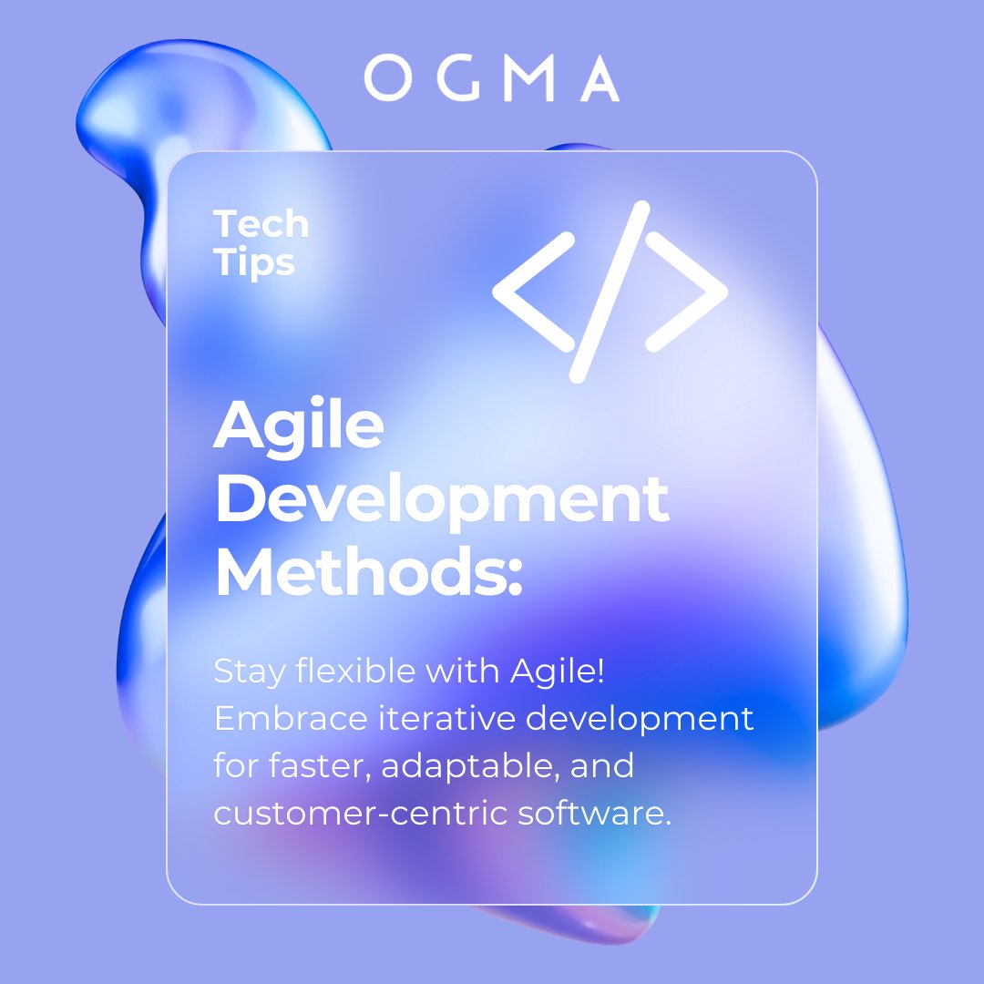 inc_ogma's tweet image. 👉 Today&apos;s tech tip: ✨ Unlock better software – embrace the flexibility and speed of Agile development!

#OgmaInc #SoftwareDevelopmentCompany #SoftwareDevelopment #IT #Tech #TechTip #TechWednesday #TechGuru #TechPro #Agile #SoftwareDevelopment