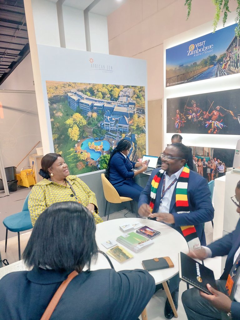 1/3 Team TouriZim has been going strong at #MeetingsAfrica2024 in South Africa. Zimbabwe is represented by players who are keen on tapping into the lucrative MICE industry & building new contacts for more business.
#BusinessTourism
#MeetInZim
#VisitZimbabwe