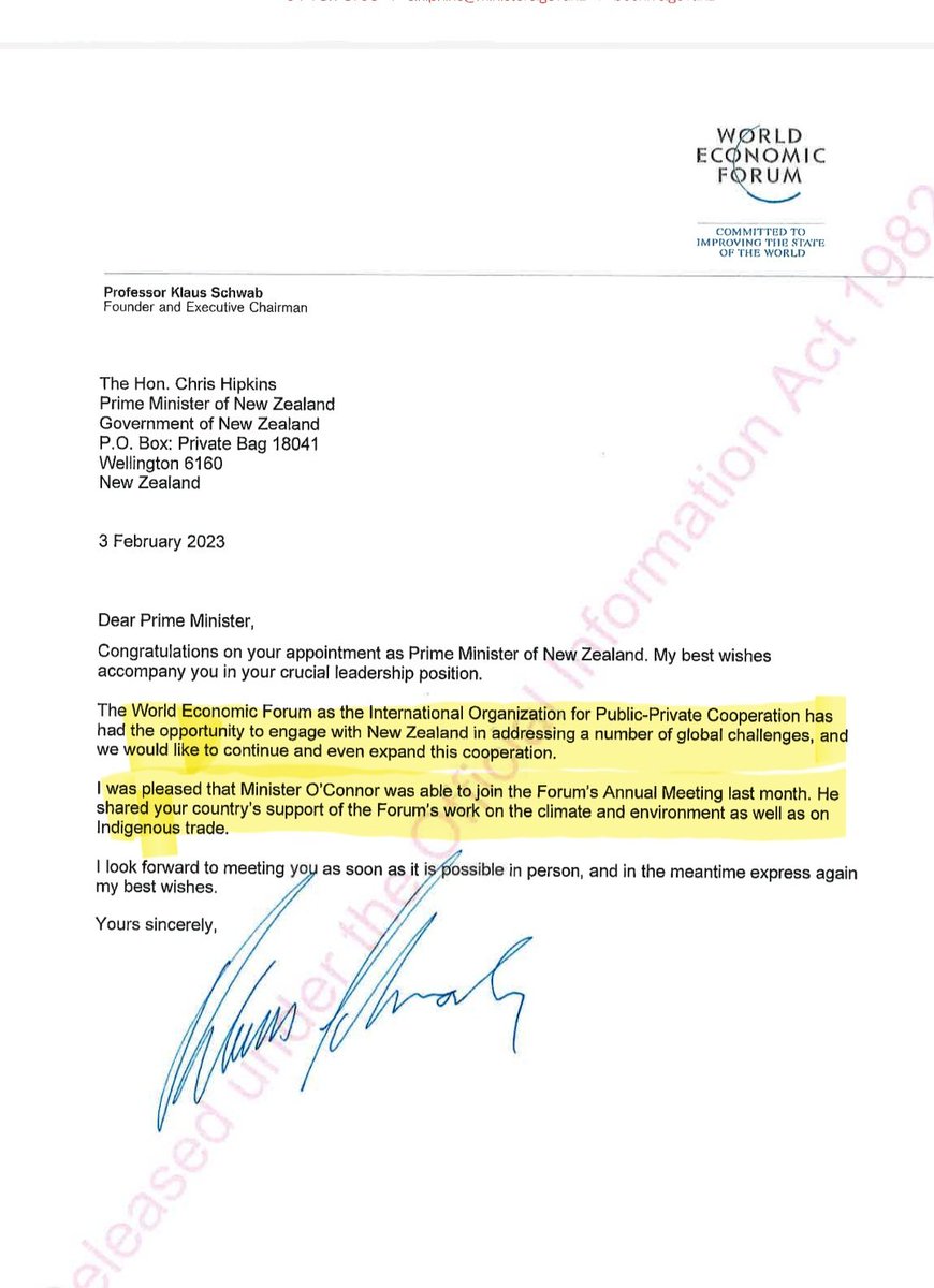 Schwab sure does like to keep in contact with our PMs. I wonder if he has written to our new PM? OIA coming up.