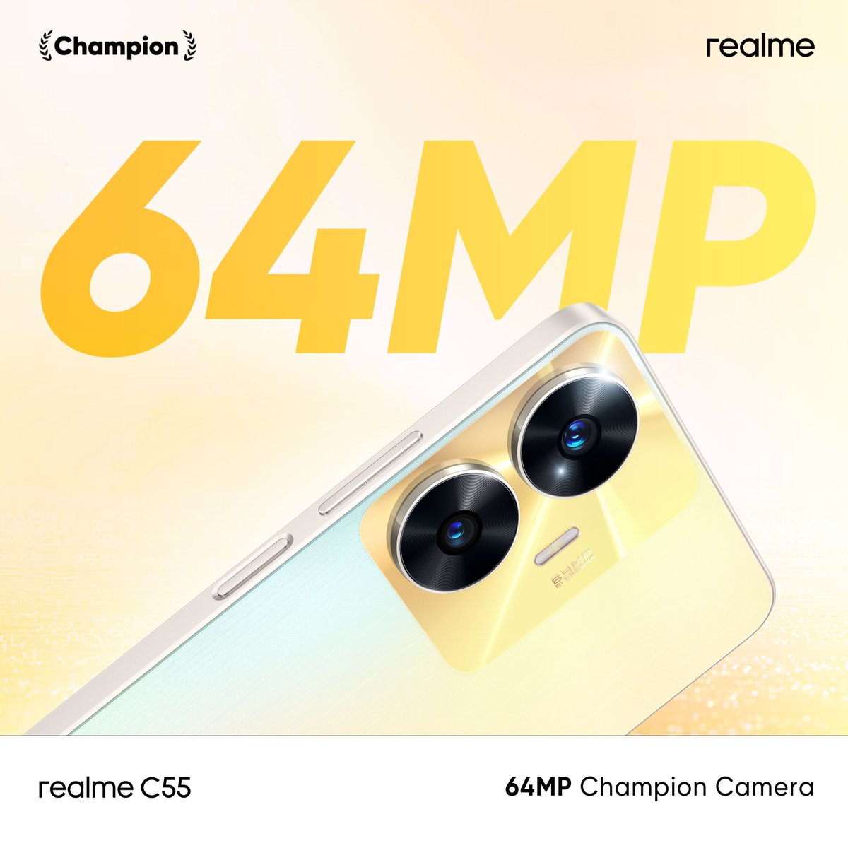 Capturing life in stunning detail with the 64MP champion camera on the realme C55! 📸✨ #realmeC55 #ChampionCamera #ChampionMemory