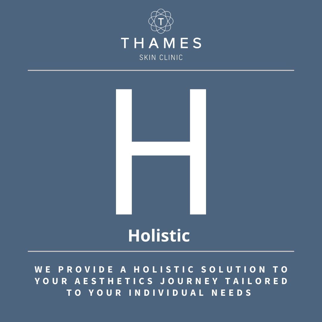 THAMES Consultation Process 🙌 

Each letter of THAMES represents a principle of the way we operate. 

H is for Holistic! ✔️ 
We provide a holistic solution to your aesthetics journey, tailored to your individual needs.

#consultation #process #methology #clinic #aesthetics