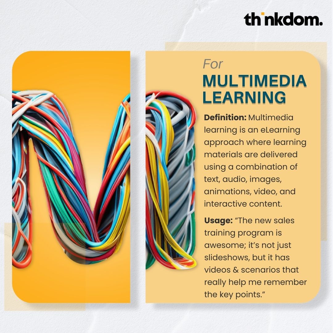 thinkdomco's tweet image. Welcome to our Wednesday word showcase! 🌟 As we journey through the alphabets, this week we’re spotlighting ‘Multimedia’. 🖥️ Dive into compact learning with us every week! 🌱

#LearnAWord #EduSeries #WeeklyWords #WordLearning #LearnAndShare #WeeklyVocab #WordExploration