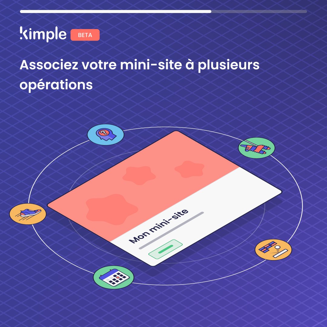 [Notre Plateforme] L'évolution de notre plateforme Kimple continue : votre service mini-site connaît une nouvelle version ! 🖥️

💡 Vous désirez en savoir davantage ?  🗓 Prenons RDV, et parlons de vos projets ensemble ! ➡booking.kimpleapp.com/#/customer/fai…