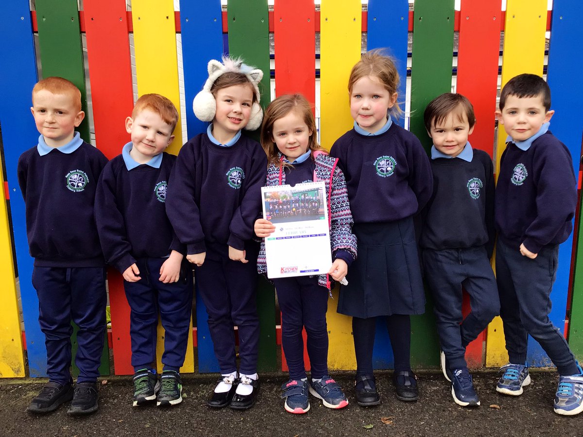 Check out all our Y1 boys and girls who have their birthdays in February!
Proudly sharing our beautiful calendar.
Thanks to this month’s sponsors - Castledawson Kitchen Company and <a href="/bellaghypharmac/">Bellaghy Pharmacy</a> 
Your support is very much appreciated
#NRStPFamily 🥰💙💚