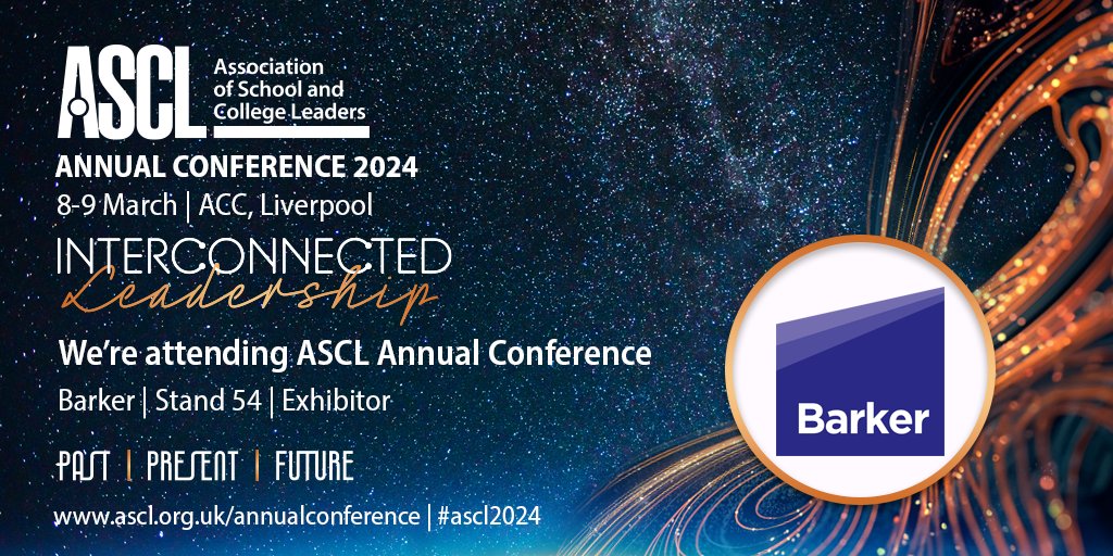 Hear from inspirational leaders in education and beyond at this year’s @ASCL_UK Annual Conference! 🌟🎓 We will be on stand 54- if you are attending please pop along and say hi!! We look forward to seeing some of you there 😊 #ascl2023 zurl.co/R407