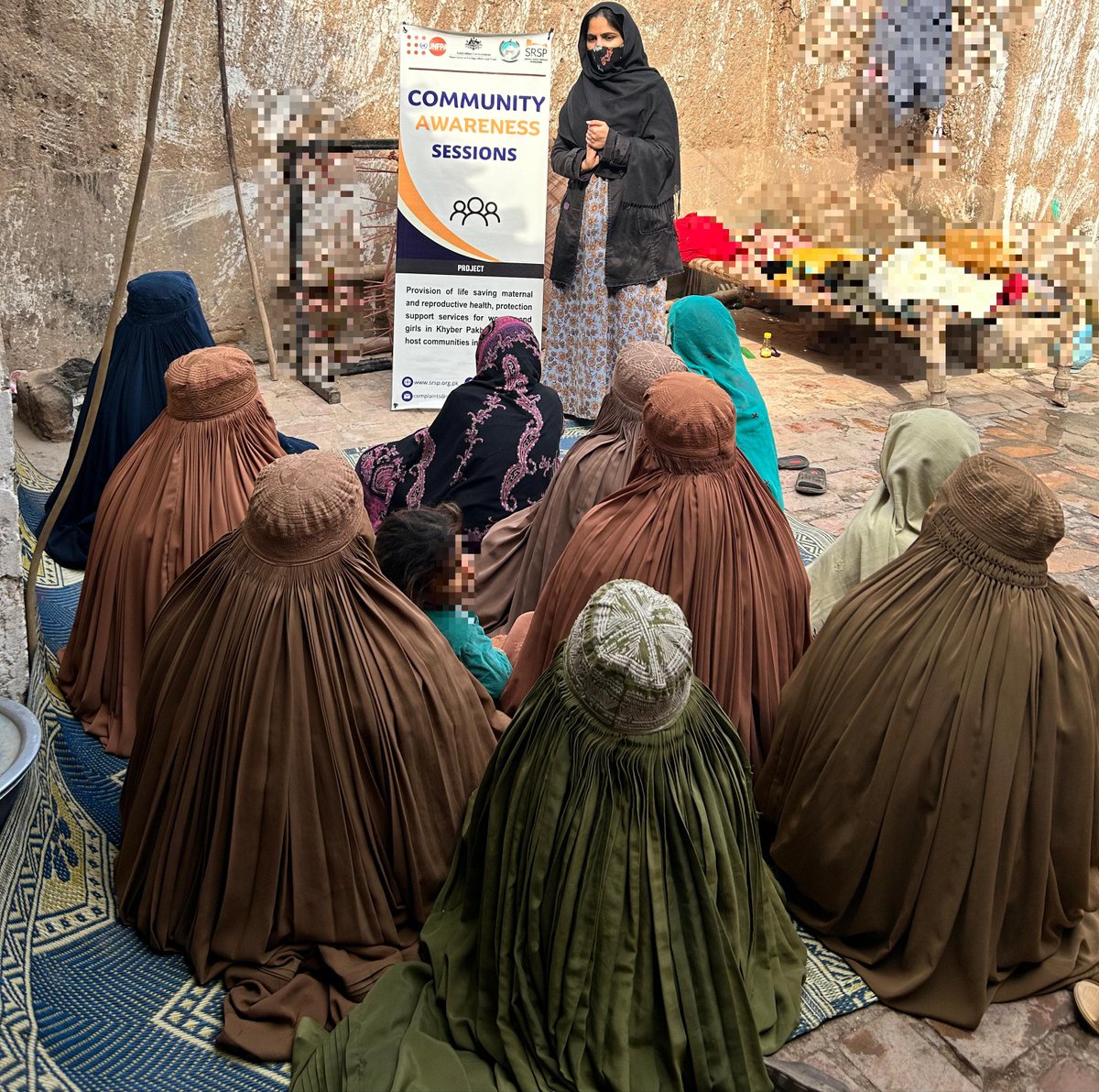 'Empowering communities in Chongai Kalay, #Peshawar! 🌟 @SRSP_official hosts a vital Community Awareness Session discussing Mental Health, Education, Psycho-social Support, Early Marriages, Disabilities, and Referral Systems. Together, we're fostering knowledge on sexual &