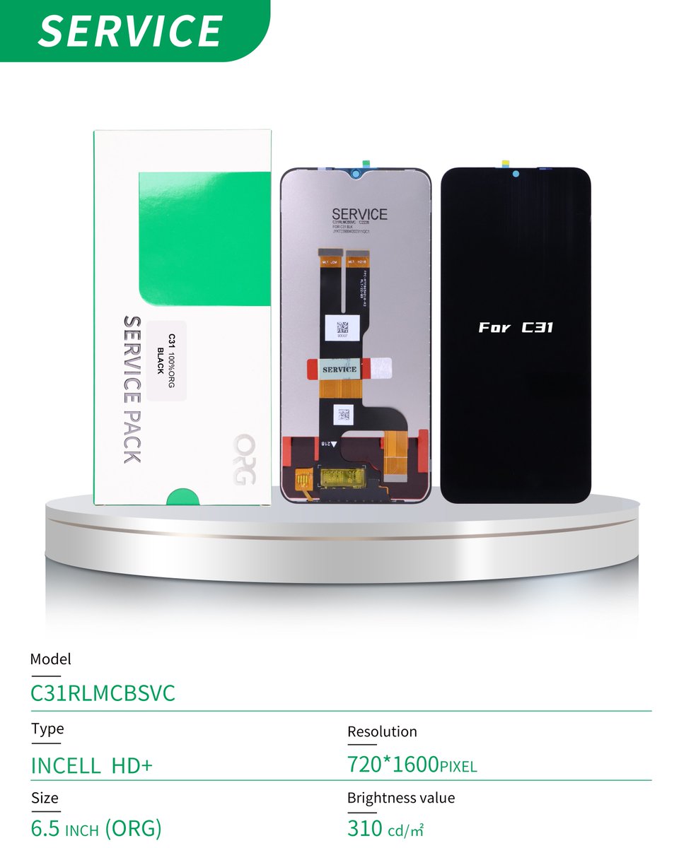 FLYCDI's tweet image. SERVICE New Arrivals💯
FOR C20/C11 2021
FOR C31
#ServicePack #lcddisplay #phonerepair #MobileScreen