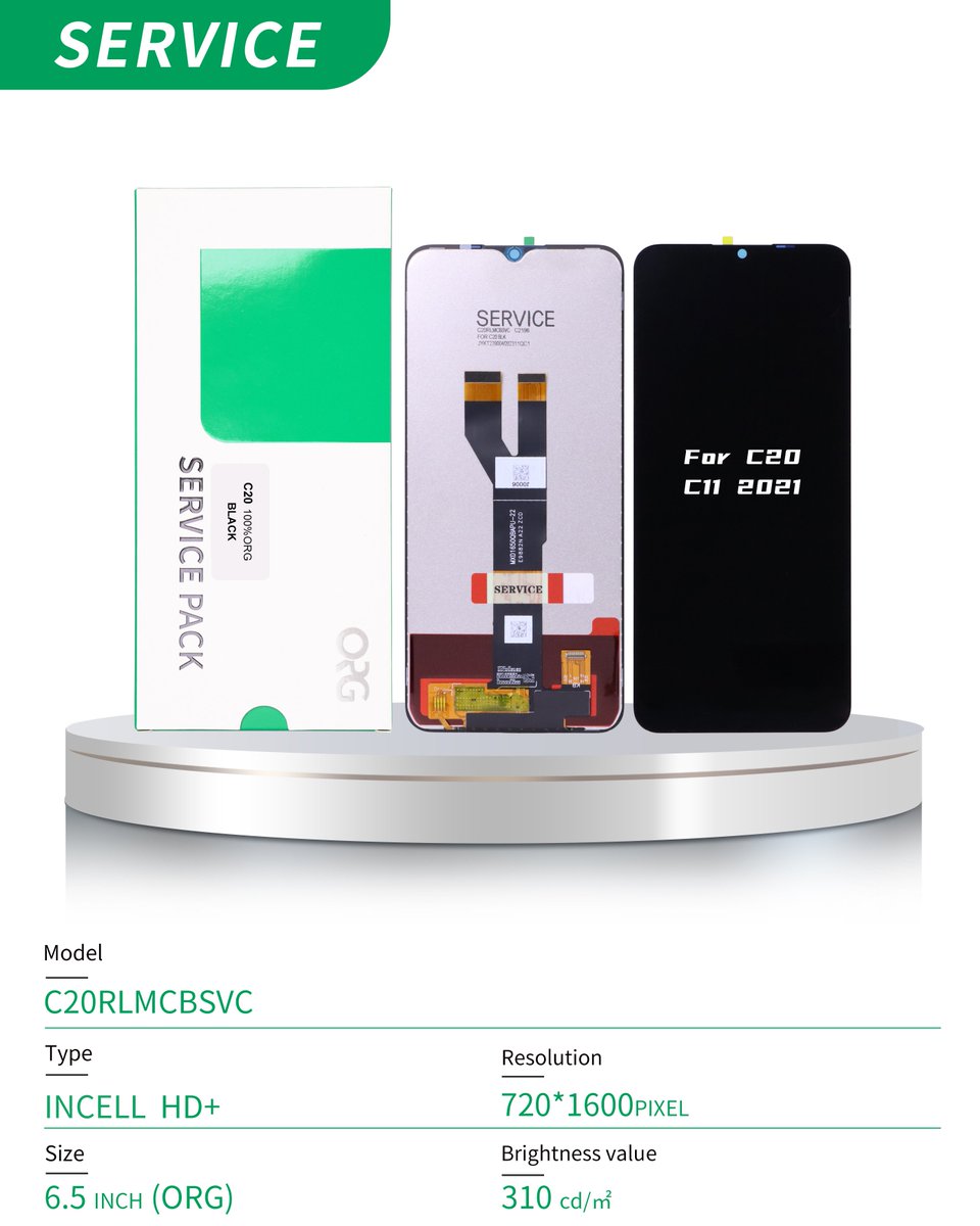 FLYCDI's tweet image. SERVICE New Arrivals💯
FOR C20/C11 2021
FOR C31
#ServicePack #lcddisplay #phonerepair #MobileScreen