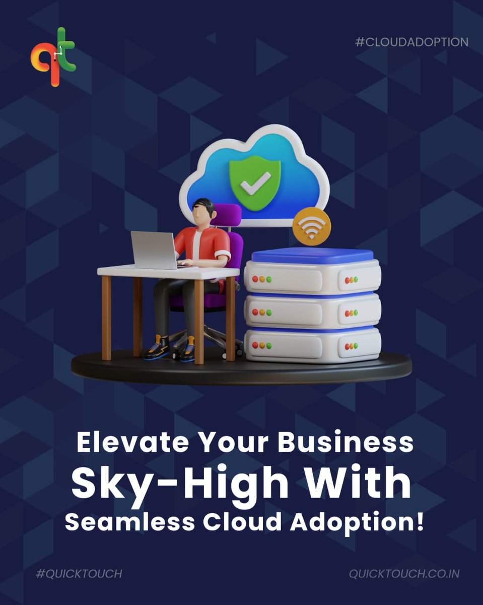 quicktouchtech's tweet image. 🚀 Take your business to the next level with QuickTouch! Embrace cloud technology effortlessly and watch your business reach new heights in the sky! Let&apos;s elevate together! 🌟 #QuickTouch #cloud #cloudtechnology #cloudadoption #tech #servicesector #ibm #amazon