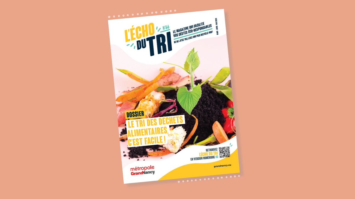 #kiosque 📙 L'Écho du tri arrive dans vos boîtes aux lettres ! 📮 À découvrir dans ce nouveau numéro : un dossier spécial consacré au tri des déchets alimentaires 🍎🥦🚮. Présentation des solutions simples pour valoriser ces #biodéchets. Bonne lecture ! 👉 tinyurl.com/echo-du-tri