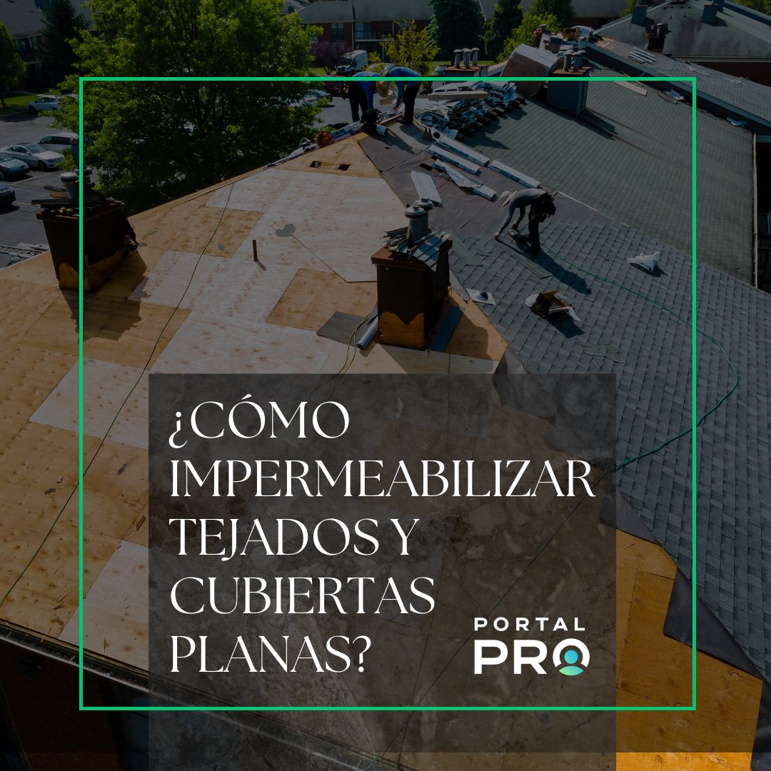 PortalPROES's tweet photo. 🏠¿Necesitas #impermeabilizar el #tejado de tu edificio?
 
En nuestro último artículo encontrarás toda la información que necesitas👉https://t.co/l2dmAYrk7i
 
ℹ️ Una impermeabilización adecuada es fundamental para garantizar la salud del edificio https://t.co/3xA7v73Rq7