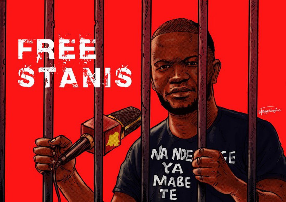 Nous te soutiendrons et militons pour ta liberté. #FreeStanis @MONUSCO @AmnestyEARO @amnestybe @chrisrumu @GaisLonde2