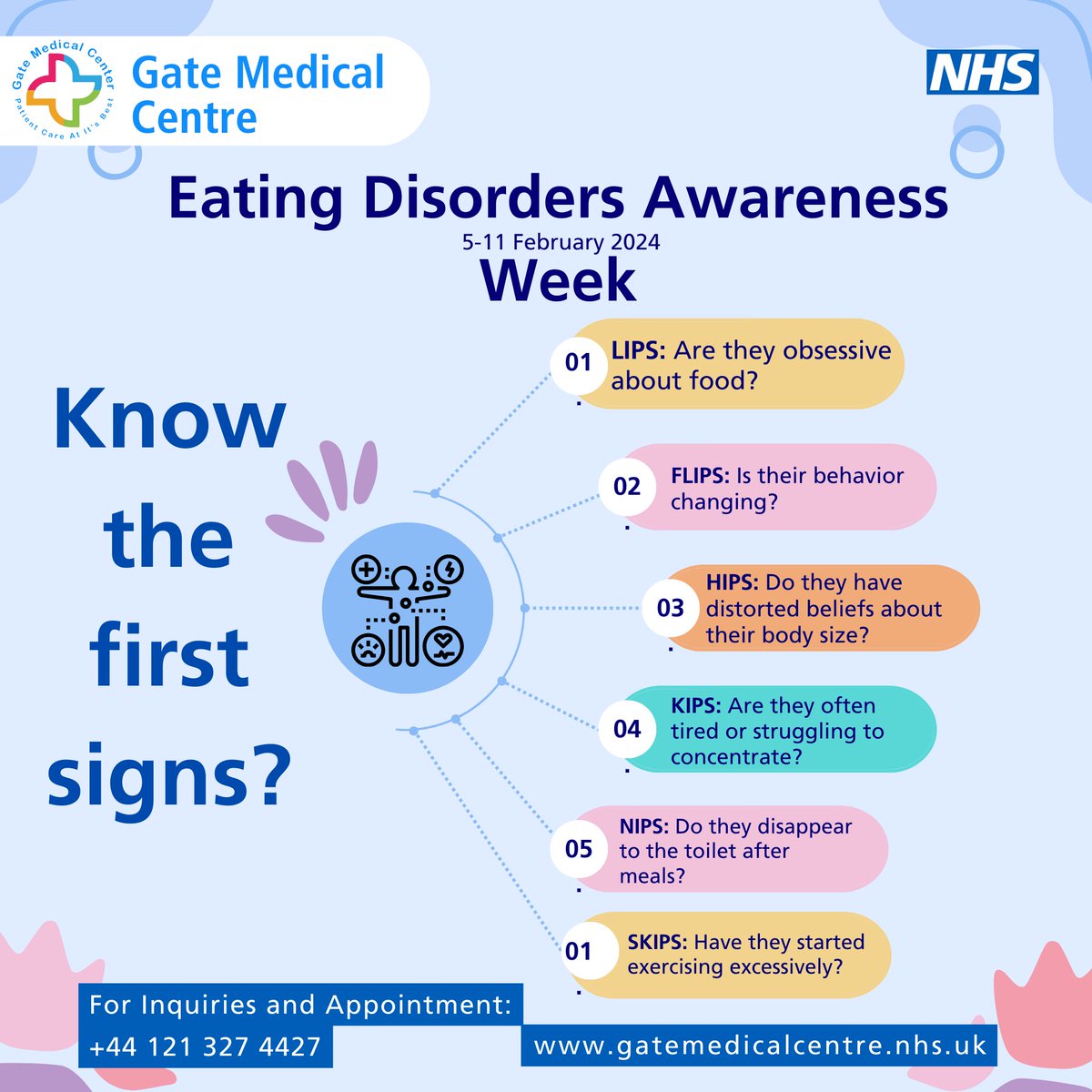 Gate_Medical's tweet image. Join us this Eating Disorder Awareness Week as we shed light on this important topic. Together with Gate Medical Centre, let&apos;s break the silence and stigma surrounding eating disorders.
#EDAwarenessWeek #GateMedicalCentre #BreakTheStigma #NHS #uk