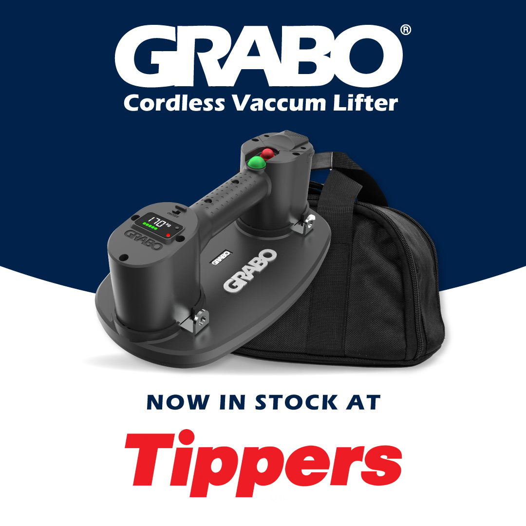 Grabo - Now in Stock at Tippers ✅ The Grabo is a revolutionary way to handle tiles, stone, concrete, drywall, plywood, windows, furniture and more! Designed with ergonomics in mind, it ensures improved grip and reduced fatigue. @grabouk tippers.com/grabo-amp-pavi…