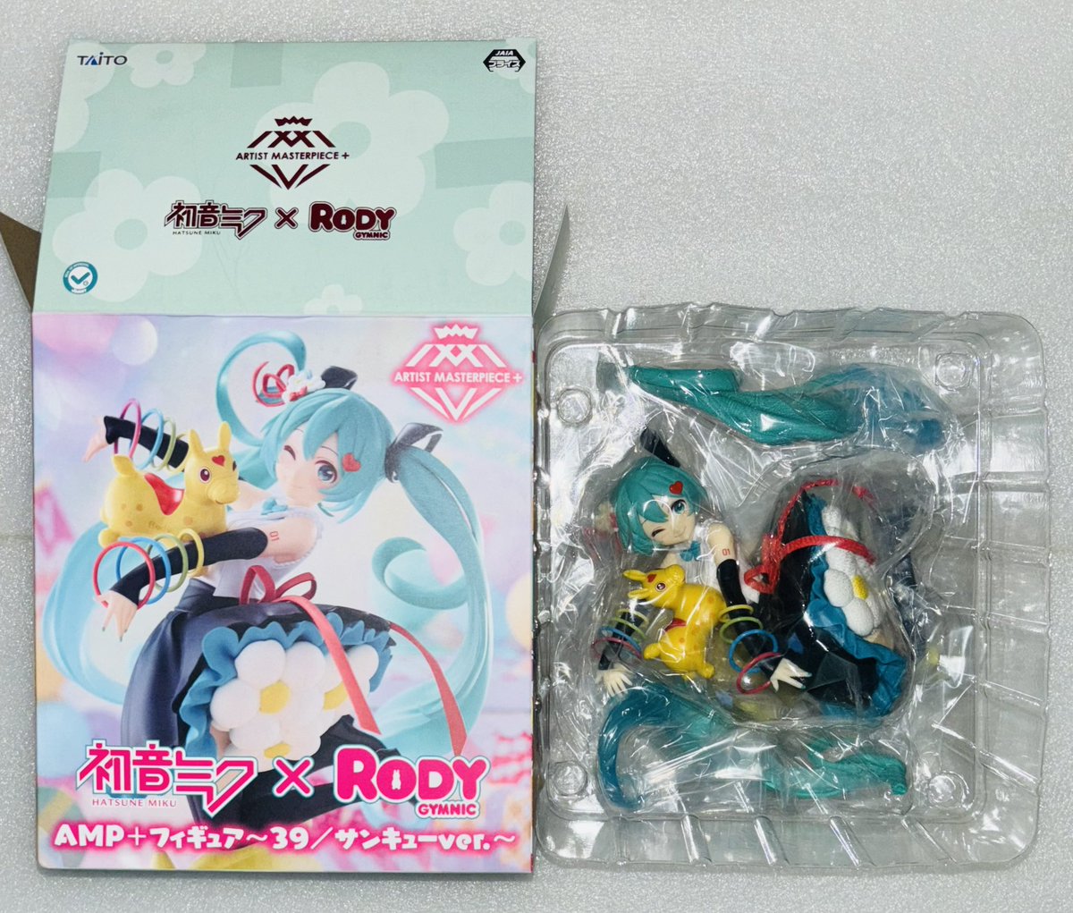 初音ミク Rody AMP＋ フィギュア 39／サンキュー 重心 少し裏面側が重