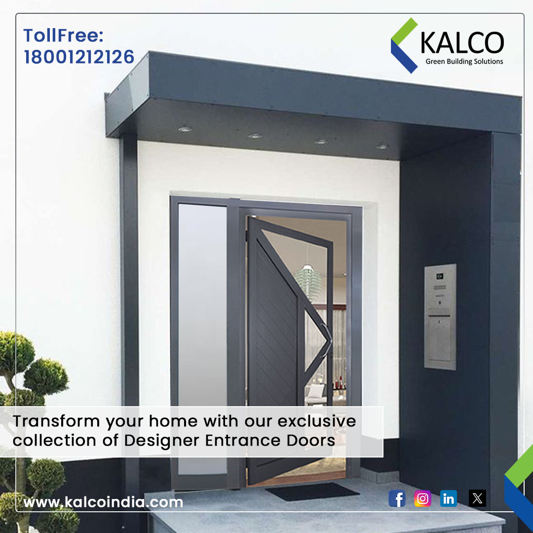 kalcoalusystem's tweet photo. Kalco Entrance doors are engineered for superior weather resistance, protecting your home against the harshest conditions
#EntranceElegance #DIYinMinutes #kalcoindia #kalcodoors #kalcodesigns #kalco #vocalforlocal https://t.co/i9Qn7i6YFf