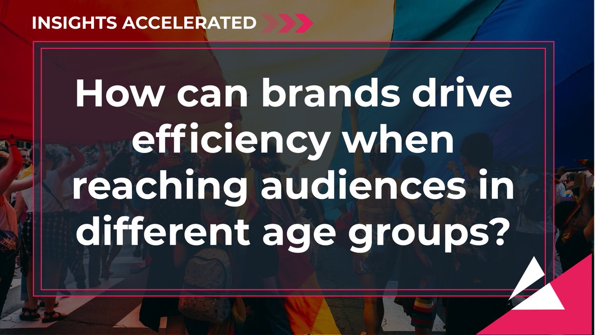 Explore strategies for brands looking to reach diverse age groups in our latest #InsightsAccelerated report: bit.ly/3SMLbRQ