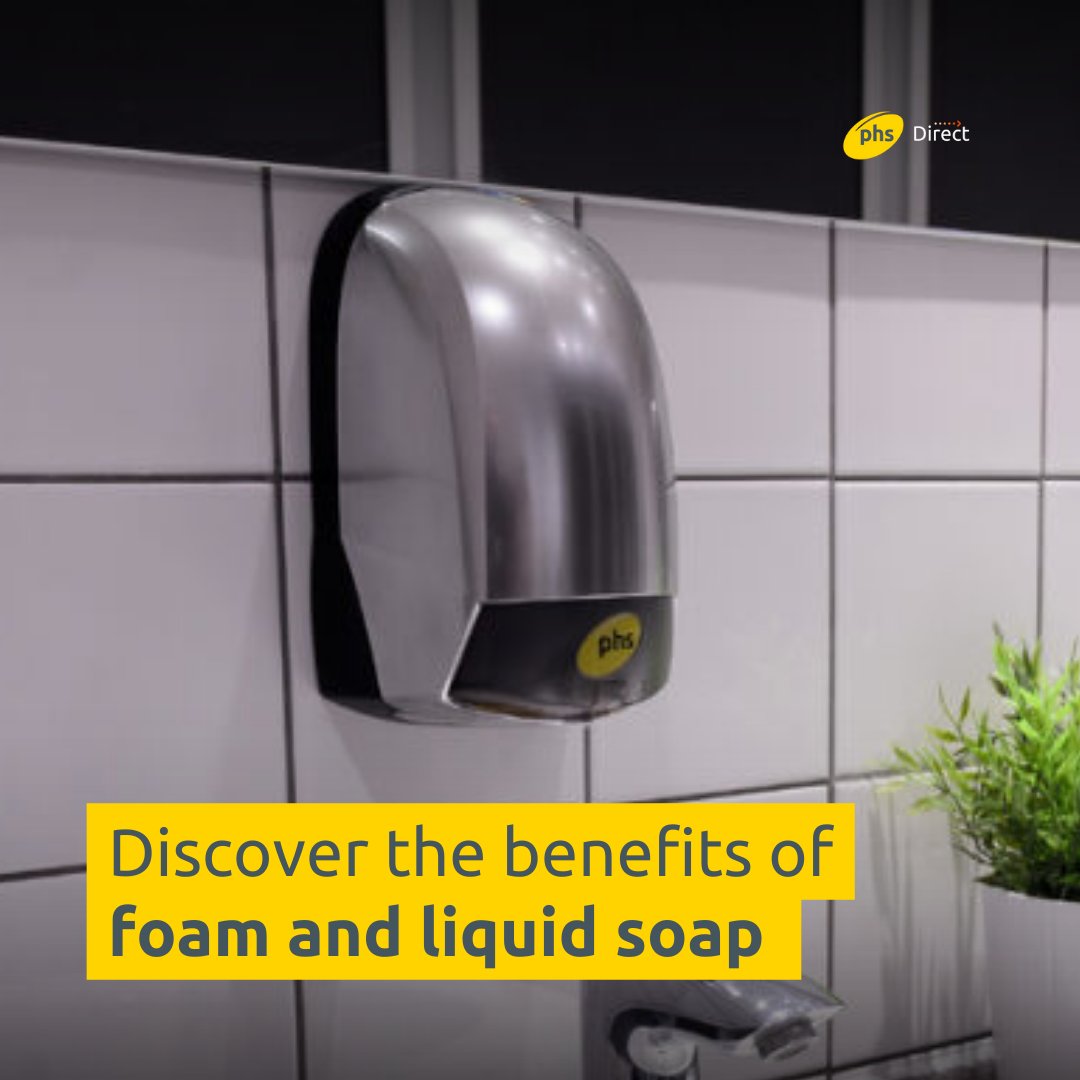 Understanding the benefits of foam and liquid soap.

At phs Direct, we offer products to bring hygiene to your environment, but have you considered the soap in your washroom?

Learn more at >> tinyurl.com/etka6u5r 

#phsPurpose #CleaningProduct #FoamSoap #WashroomHygiene
