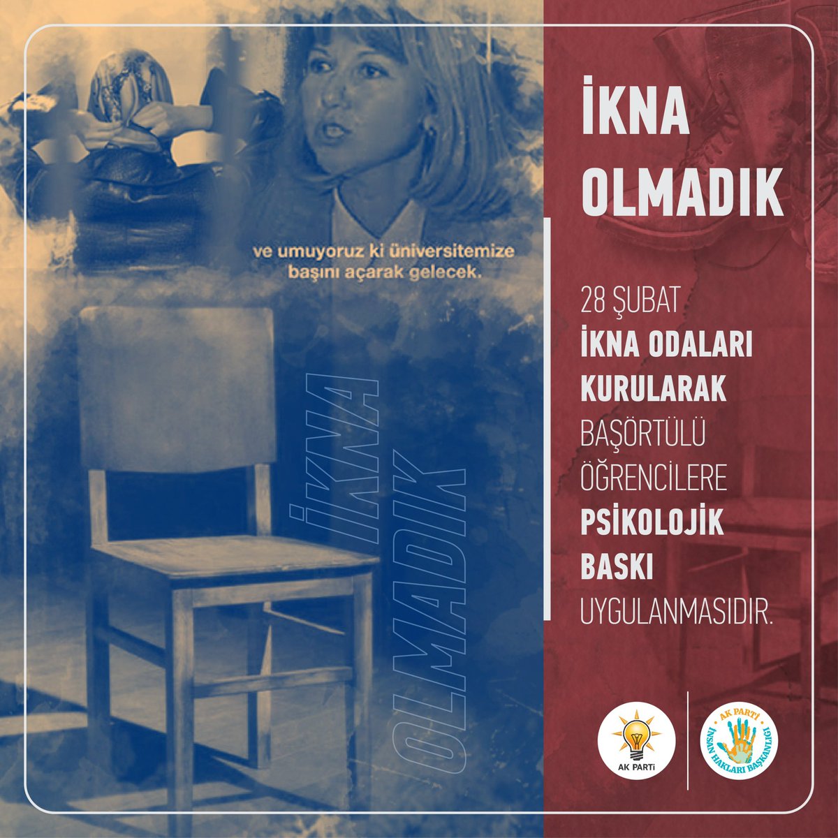 #28Şubat Demokrasiye vurulan kara lekedir!