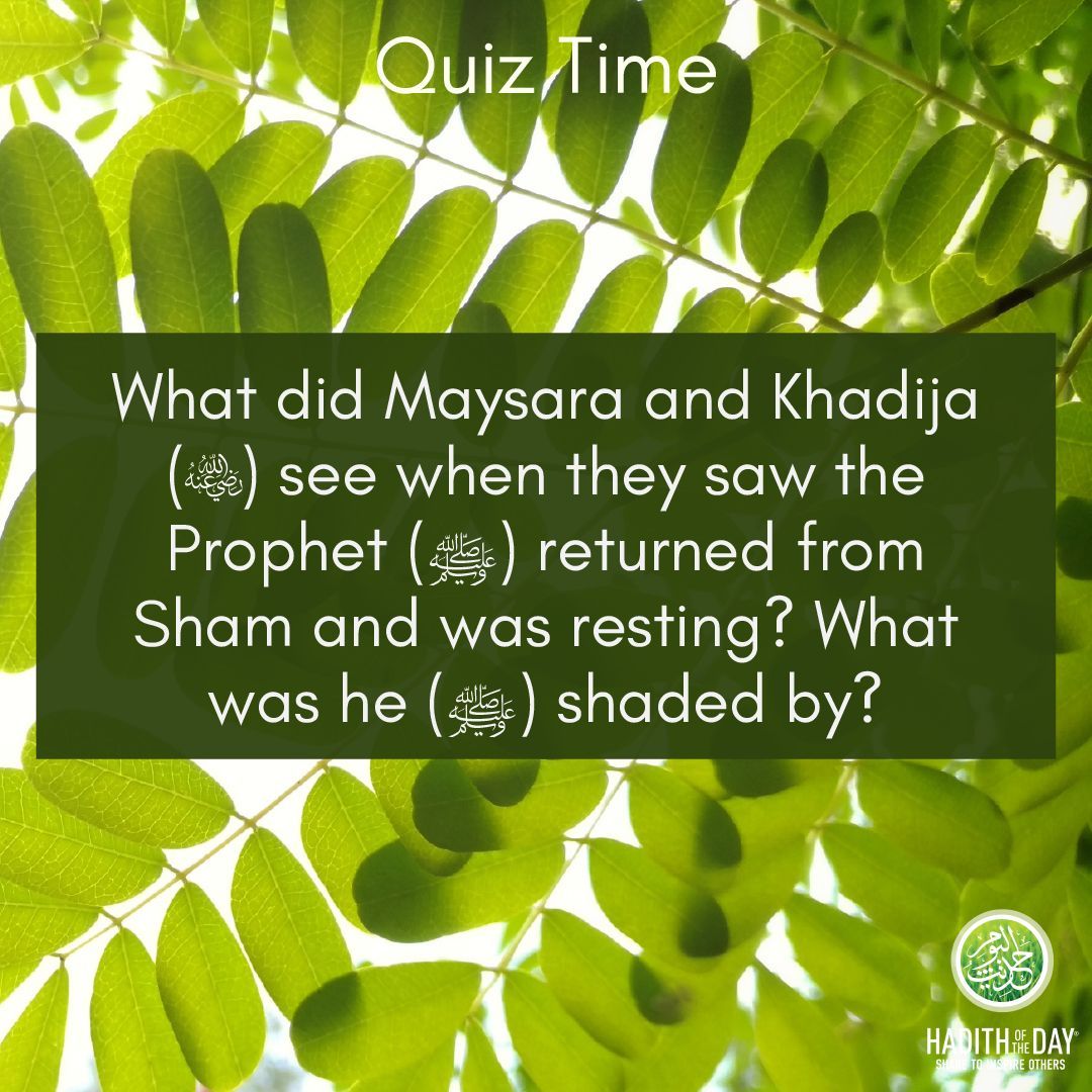 Hadith of the Day tweet media