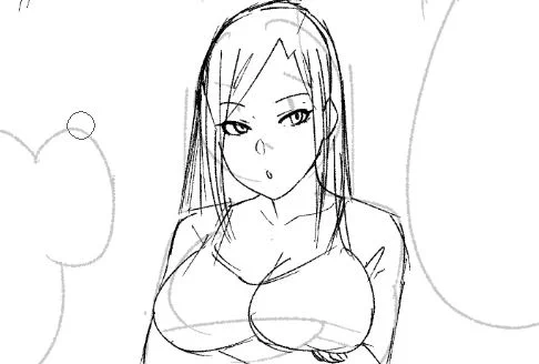 久々に短いたくみんの漫画描いてるWIP 