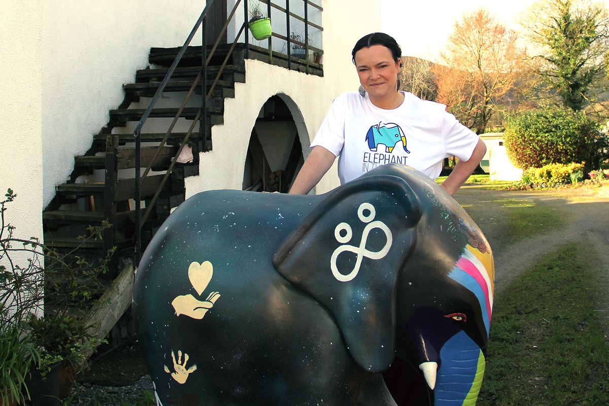 Happy International Day of Happiness! 🌈 Today, I'm proud to share with you all a beacon of joy and conversation - an elephant sculpture I had the honour of painting for the <a href="/ElephantIn2022/">elephantintheroommovement</a>, in partnership with <a href="/Deloitte/">Deloitte</a>. #InternationalDayOfHappiness #ArtWithPurpose