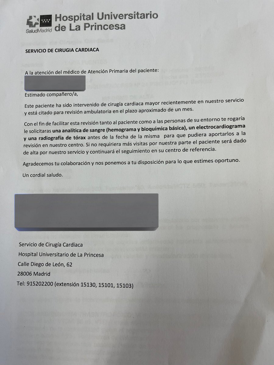 joseromanlp's tweet photo. Así sí se deriva un paciente a Primaria :) https://t.co/QpB8o491nT
