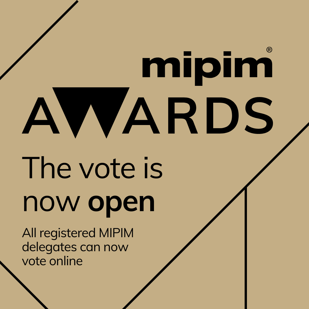 MIPIMWorld's tweet photo. 🏆 The vote is now OPEN 🏆
All registered MIPIM delegates are now able to cast their vote online for the 2024 #MIPIMAwards.
Join us at the Awards Ceremony on 14th March 2024 at the Palais des Festivals, Cannes, from 6pm.
Cast your vote now: https://t.co/UWzSLEtGFz https://t.co/wlTDNTPjPM