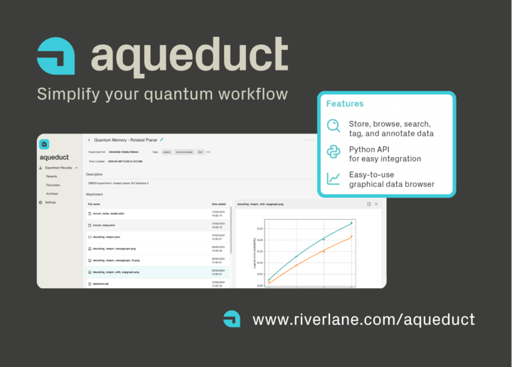 RiverLane_io's tweet photo. At #APS we’ll be demonstrating our new open-source platform for quantum experiment management ‘Aqueduct’.🌊

If you’d like to learn more about its features, and collaborate with us in building the roadmap for the product then sign up to our workshop here: https://t.co/XTVGYy7wqo https://t.co/TDma3rF8PW