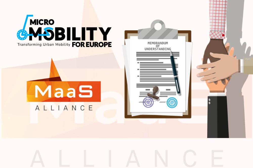 ✨The MaaS Alliance and Micro-Mobility for Europe are pleased to announce the formation of a strategic partnership aimed at accelerating the development and implementation of sustainable mobility solutions in cities 🛴

Read the MoU here lnkd.in/eVRCSyAW

#maas #mobility