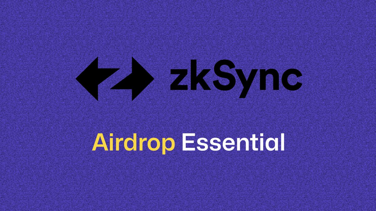 If you believe the zkSync airdrop snapshot is yet to be taken as suggested by numerous rumors, here's a straightforward zkSync essential airdrop checklist. 

No need to sift through lengthy threads.

✅ Here is the checklist:
1. Use the main bridge: portal.zksync.io/bridge/
2. Try
