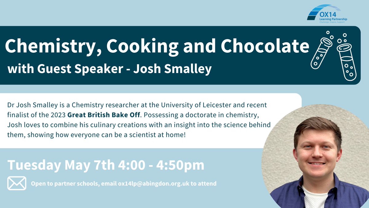 OX14 Learning Partnership (@ox14_lp) on Twitter photo We are excited to welcome students and teachers to this upcoming talk. #challengeinspiresupport #chemistrytalk <a href="/RadleyLinks/">Radley College Partnerships</a> <a href="/Fitzharrys/">Fitzharrys School</a> <a href="/larkmeadschool/">Larkmead School</a> <a href="/JohnMasonSchoo1/">John Mason School</a> <a href="/SHSKPartnership/">SHSK Partnerships</a> <a href="/ASPartnerships/">Abingdon School in Partnership</a> We are excited to welcome students and teachers to this upcoming talk. #challengeinspiresupport #chemistrytalk <a href="/RadleyLinks/">Radley College Partnerships</a> <a href="/Fitzharrys/">Fitzharrys School</a> <a href="/larkmeadschool/">Larkmead School</a> <a href="/JohnMasonSchoo1/">John Mason School</a> <a href="/SHSKPartnership/">SHSK Partnerships</a> <a href="/ASPartnerships/">Abingdon School in Partnership</a>