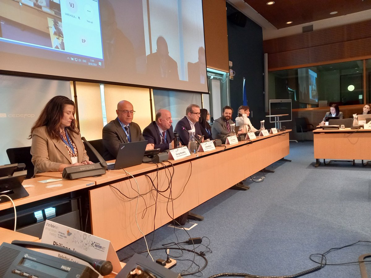 natasapouliou's tweet image. @Cedefop #refernet annual meeting just started! @JuergenSiebel welcomes members of the #network&quot;let&apos;s embrace the opportunity to learn from each other&quot; @zahilas @GKostakisEU @lisarustico @EU_Social @EU_Commission
