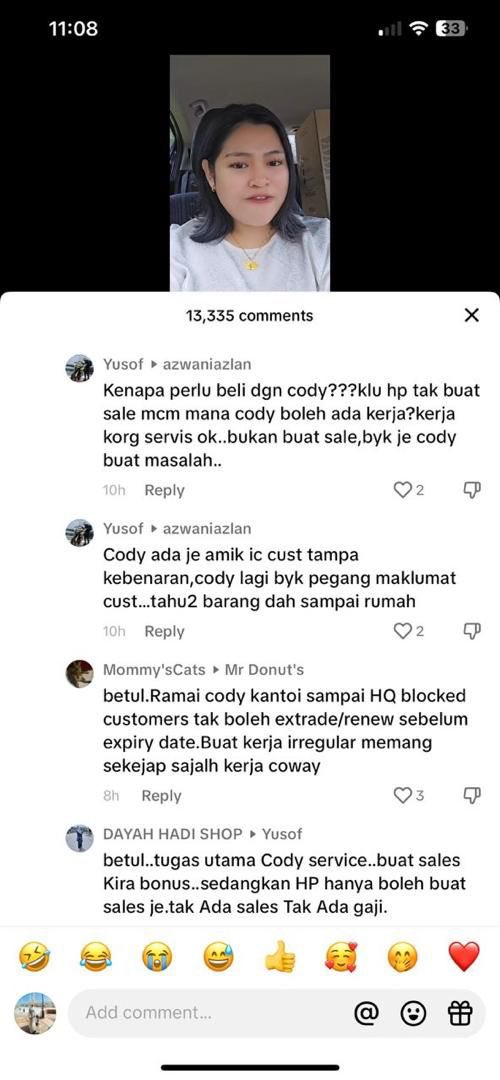 __qalamzahin24's tweet photo. Yang paling best Cody Coway (geng service) gaduh dengan Health Planner Coway (geng sales) dlm komen 👀 #grabpopcorn 🍿 https://t.co/ka8qkZiB6W