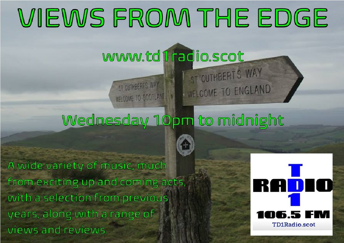 Views From The Edge @TD1Radio 10pm includes
@MangoInEuphoria Glider, Bikini Kill, Kingfisher Blue
@HouseChoir @ledzeppelin @DavidBowieReal Pat Benatar @SineadOConnor @govtmuleband Le Woodsmen @Joanovarc Colonel Mustard & the Dijon 5 + 'track of the month' from Atomic