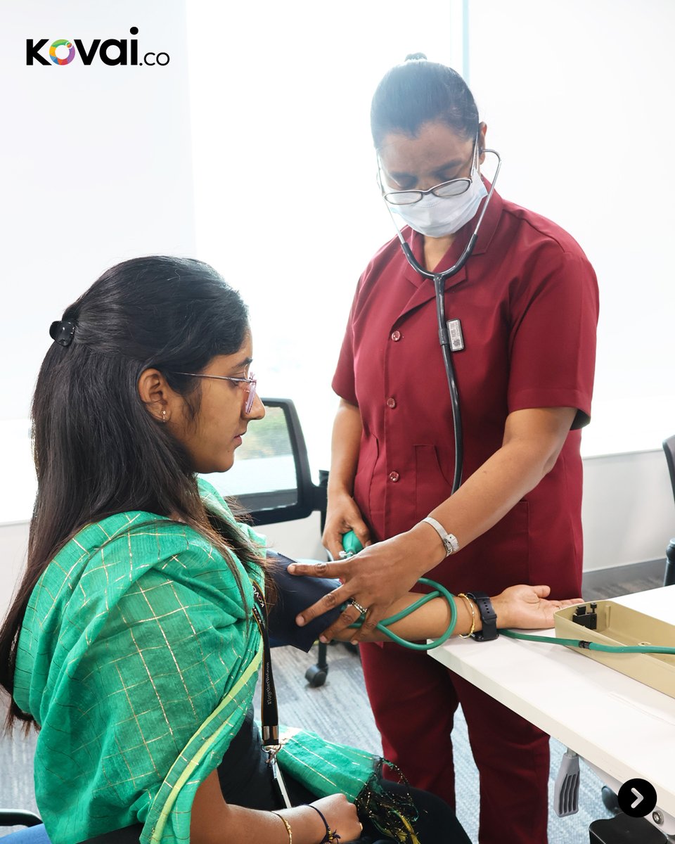 PratRamkumar's tweet photo. @KovaiCo Our annual Wellness Week was a hit! From free eye and dental checks to body composition analysis, Ergonomics, and Acupressure sessions, we made sure everyone had the tools to prioritize their health. Here's to a brighter, healthier future! https://t.co/zkWH8ete5t