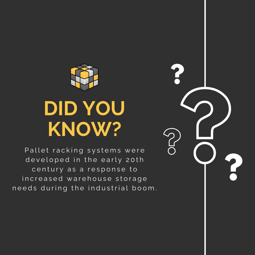 Advancedh's tweet image. As the industrial boom skyrocketed warehouse demands, these innovative storage solutions revolutionised how we organise and maximise space.
To browse the innovative pallet racking solutions we offer for businesses up and down the UK, visit our website 📲