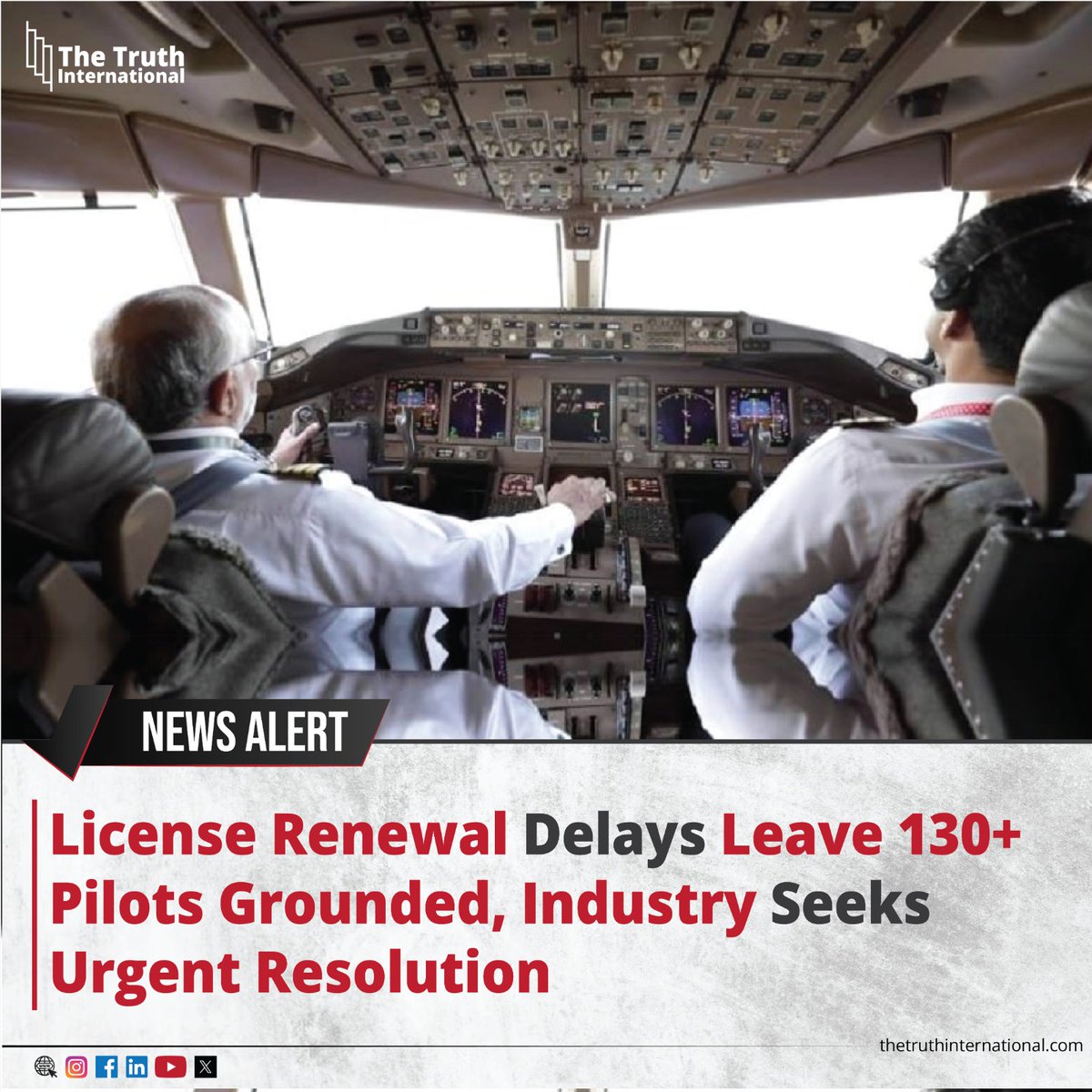 ttimagazine's tweet image. The Aircraft Owners and Operators Association Pakistan has revealed that more than 130 pilots are currently grounded as their licenses have not been renewed by the Pakistan Civil Aviation Authority. 

FOR MORE DETAILS: thetruthinternational.com/national/licen…

#aircraftlicense #AOOA #pcaa