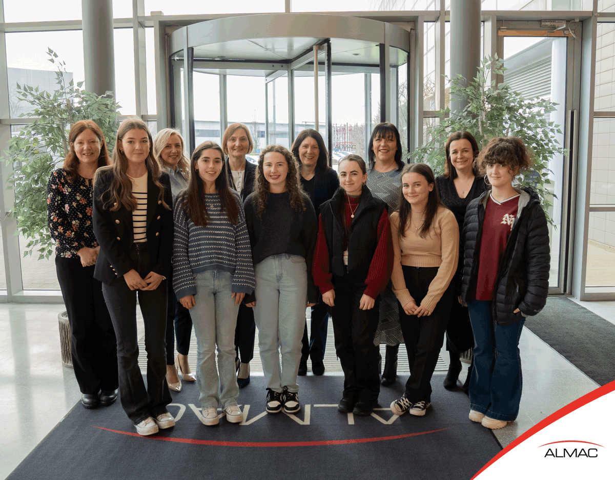 Almac is proud to continue to support the @SistersIN_HQ Leadership programme for the second year! We had the pleasure of hosting our first group of talented pupils from Class of 2024 for their mentee work shadow day at our HQ in Craigavon. #Empowerment #FutureLeaders