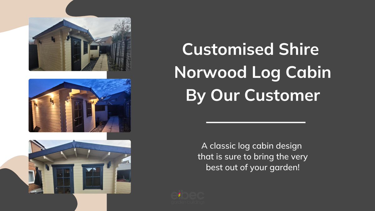 🌟 Customised Shire Norwood Log Cabin By Our Customer, Mr Herold Richards  

This classic log cabin design will bring the best out of your garden!

#elbecgardenbuildings #logcabins #gardenbuildingideas #logcabindesign #logcabinbuilding #logcabindecor #logcabinstyle #logcabin