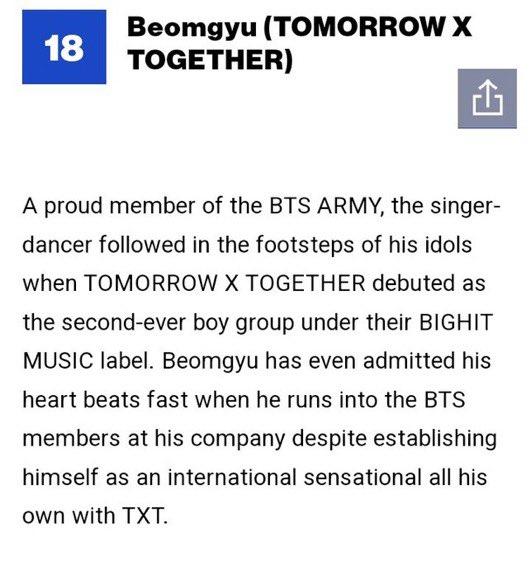 Soobin is more than Leader or Visual. He also called 4th GEN falsetto king if you wanted to add nicknames. Beomgyu is more than a fan. Literally whole para just to talk about that not his skills. Respect and acknowledge them as artists they are @billboard @Jeff__Benjamin