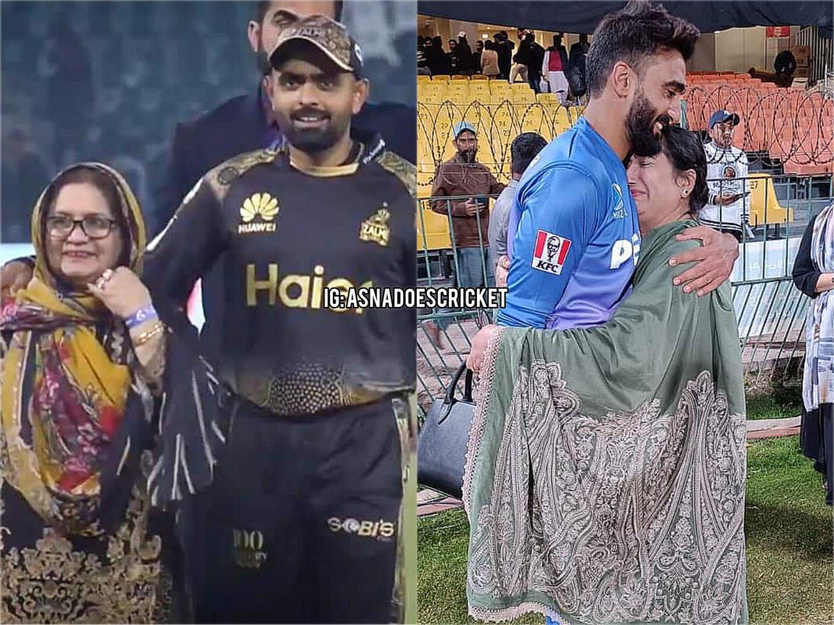 Psychopath626's tweet photo. Babar's mom came to see him play - scores 111 and wins the game ❤️
Usama Mir's mom came to see him play - picks up 6 wickets, wins the game ❤️
Mothers are indeed blessings for their kids ✨
#PSL9 #PSL2024 #HBLPSL9 https://t.co/FwTUit0SHA