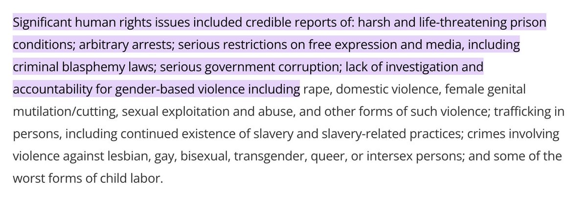 In case anyone missed it: EU signs latest deal aimed at stopping migration, agreeing to provide € 210 million to the government of Mauritania: ecre.org/eu-external-pa… Below is what the US government said in its 2022 report about human rights abuses there: state.gov/reports/2022-c…