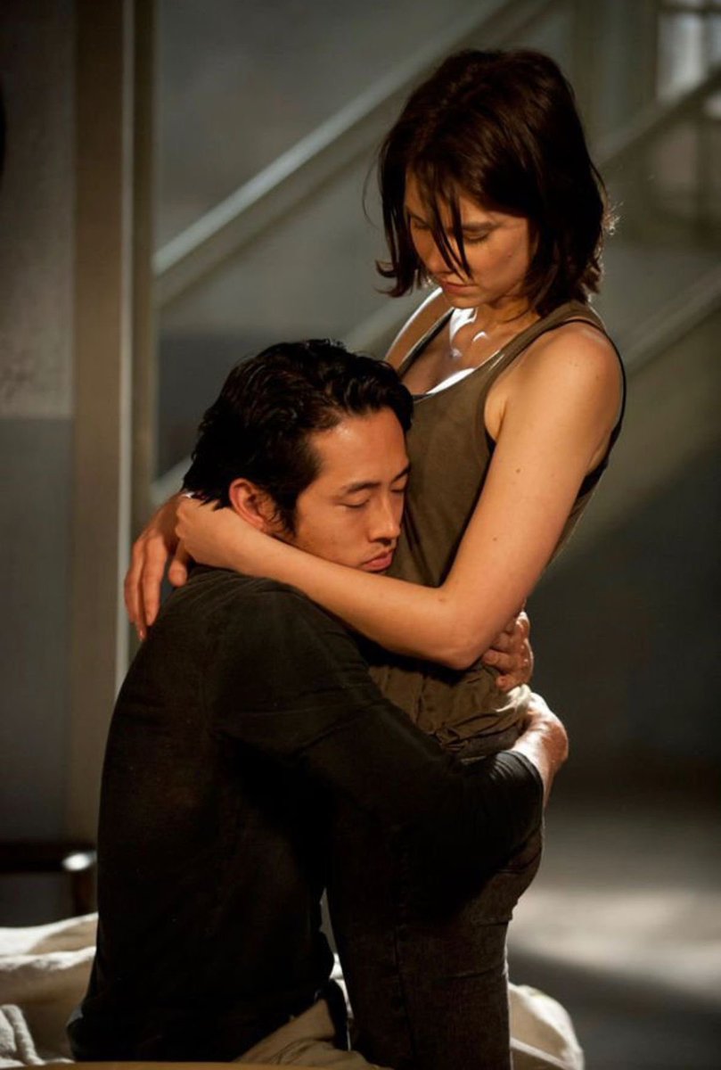 Looking out at the peaceful fields with <a href="/GuardedBeta/">Maggie</a> almost makes the world seem normal. 

Glenn turns to her and smiled rubbing his cheek he chuckled just a bit looking in to her eyes 

Just admiring her beauty before hugging her finally. 

"I'm glad I found you Maggie."