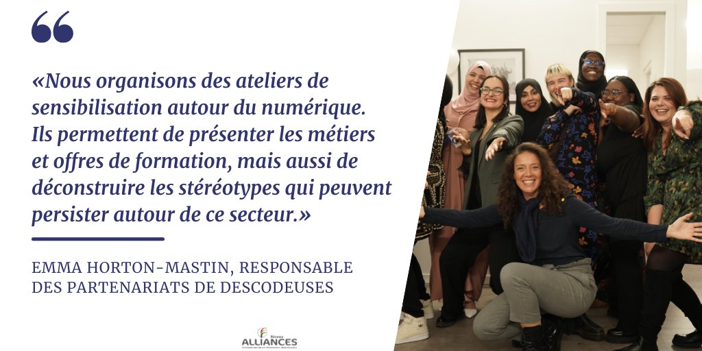 Réseau Alliances (@reseaualliances) on Twitter photo 💻 Dans notre article, nous vous dévoilons l'histoire inspirante de <a href="/DesCodeuses/">DesCodeuses</a>, lauréate de la diversité mention Espoir en 2023.
Venez la découvrir ici👉 urlz.fr/pGlQ 💻 Dans notre article, nous vous dévoilons l'histoire inspirante de <a href="/DesCodeuses/">DesCodeuses</a>, lauréate de la diversité mention Espoir en 2023.
Venez la découvrir ici👉 urlz.fr/pGlQ