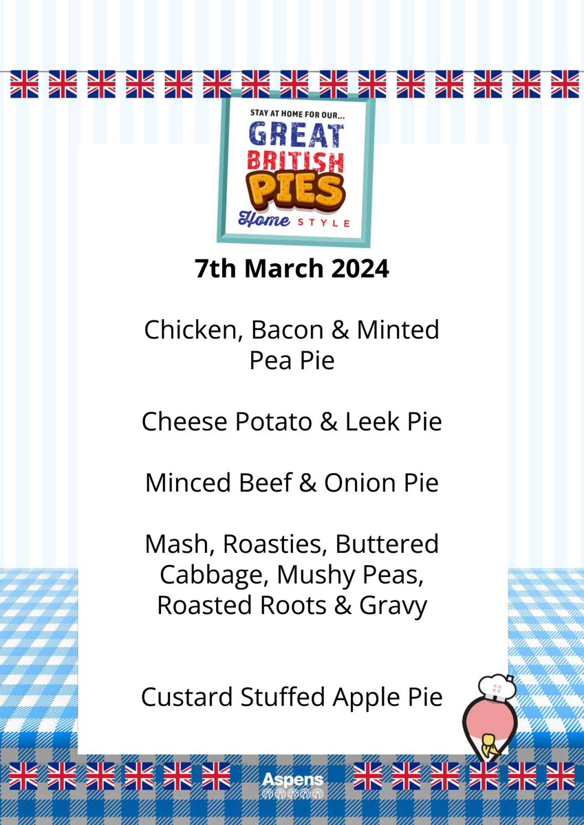 📢 We have 2 exciting themed lunches next week! 🍽 🍛🥘 On Wednesday 6th March, come and enjoy tastes from Incredible India and on Thursday 7th March, we are celebrating Great British Pie Week! 🥧🥟