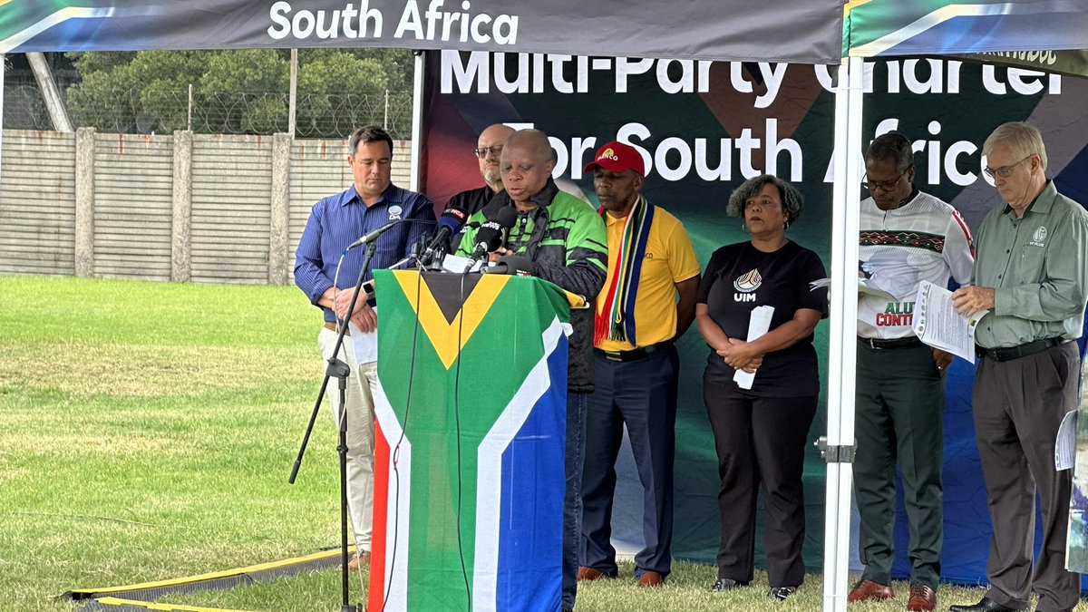 samkelemaseko's tweet photo. #MultiPartyCharter ActionSA Leader Herman Mashaba presents his party’s plan to end #Loadshedding, “reduction of red tape , to allow communities to find ways to produce their own electricity” #sabcnews https://t.co/zUMozroNob