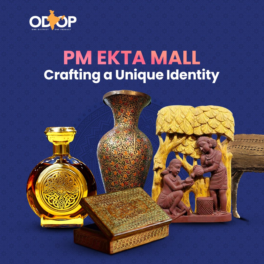 ODOP_IND's tweet photo. #PMEktaMall celebrates India's culture and empowers artisans by providing a nationwide platform for artisans and craftsmen to bring their best GI-tagged, regional & #ODOP products into the limelight.

Stay tuned to know more.

#InvestInIndia #InvestIndia #OneDistrictOneProduct #EktaMall #UnityMalls