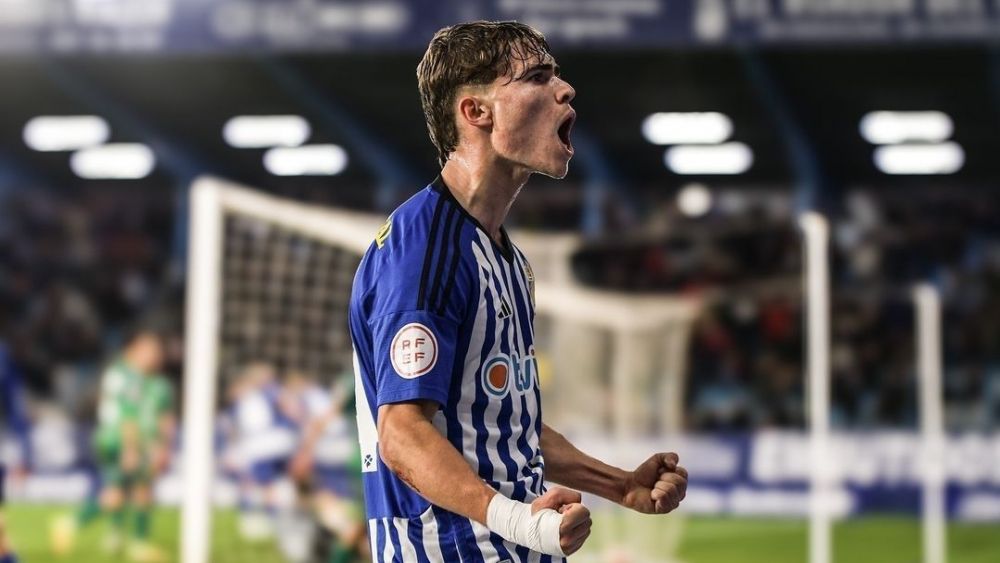 U_Deportivista's tweet photo. Josep Cerdà en @LNCdeportes:

"Lo del escudo y celebrar con la grada me salió solo, le estoy muy agradecido a la Ponfe, veo con buenos ojos quedarme. Ojalá pueda estar mucho más tiempo, pero es algo que también tengo que mirar con mi familia y con mis agentes".

📸 @Quinito_Foto https://t.co/pgQarFQklX
